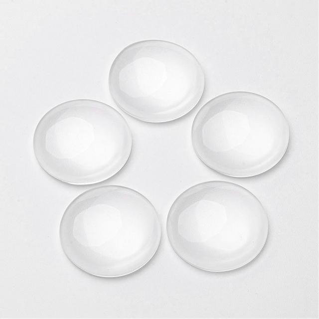 50-200pcs 6mm-30mm 유리 Cabochons DIY 쥬얼리 팔찌 목걸이에 대 한 절반 라운드 돔 분명 투명 보석 결과