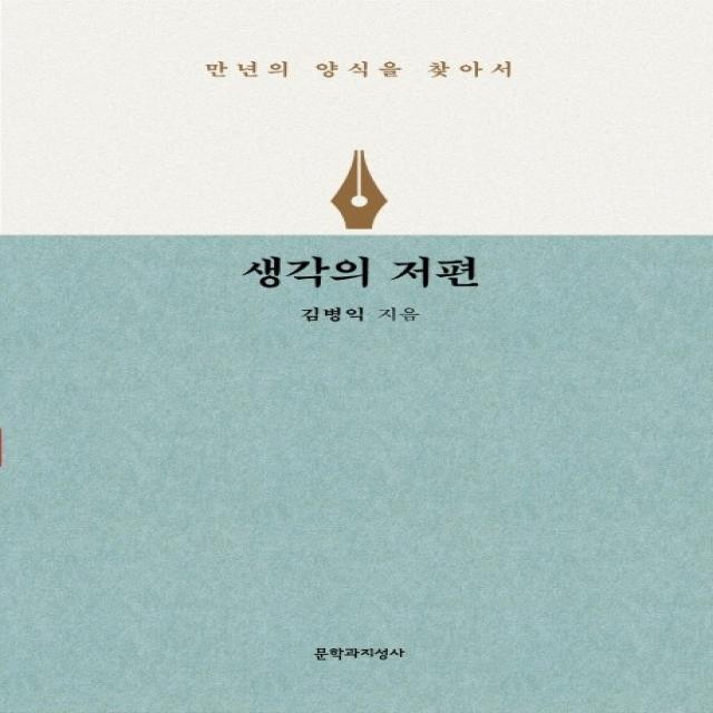 생각의 저편:만년의 양식을 찾아서, 문학과지성사, 김병익