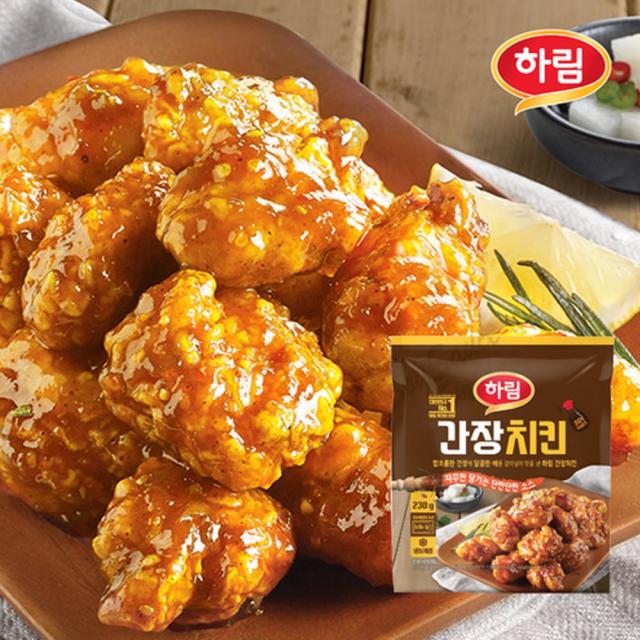 하림-단짠단짠 자꾸만 당기는-간장치킨230gx4봉