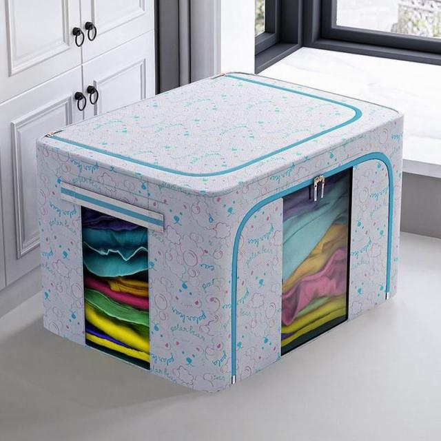임사옥 수납함 천 정리함 옥스퍼드 옷 이불 수납용 장난감 상자 옷장 수납함 S1010, 상세페이지 참조