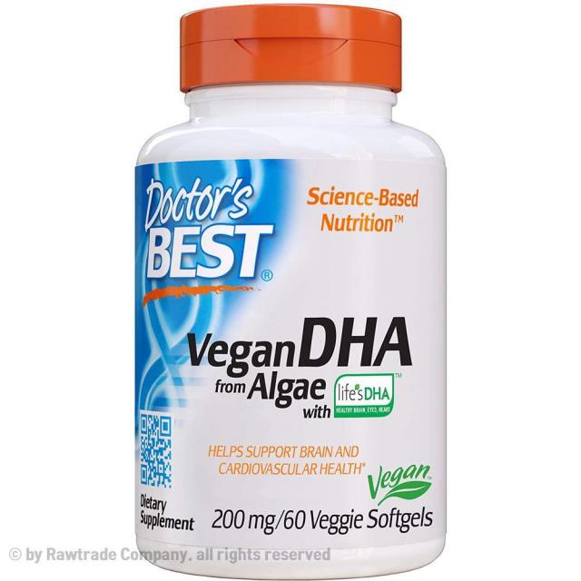 닥터스 베스트 녹조류 추출 DHA 오메가3 200mg 60정 Doctors Best Vegetarian from Algae Non GMO, 상품상세참조, 1p