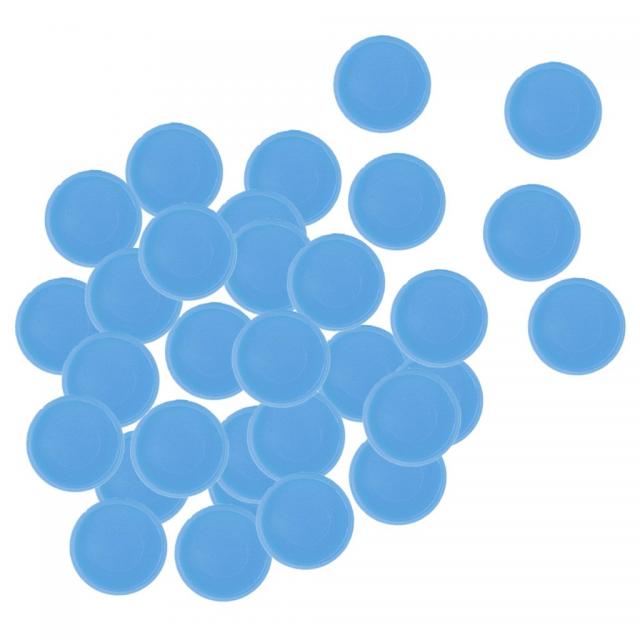 FWT 28mm 노트북 느슨한 잎 바인더 의무적 인 디스크 반지 스크랩북 클립 파랑