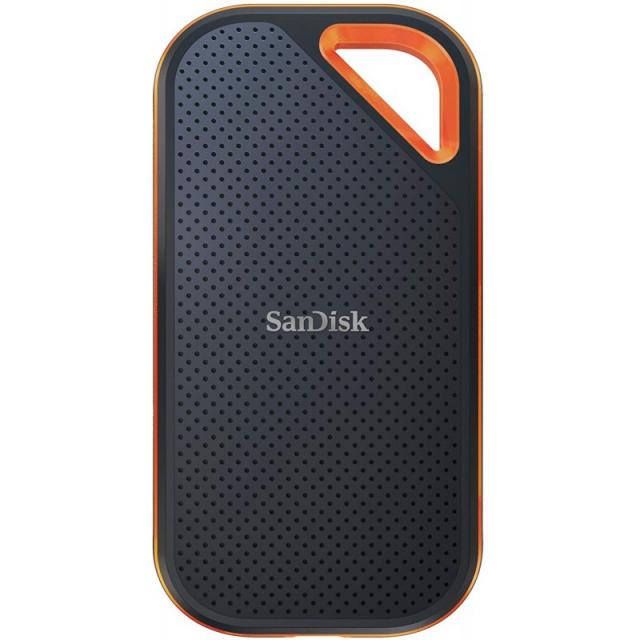 SanDisk Extreme PRO 2TB 휴대용 SSD 최대 1050 MB / s USB-C 견고성 및 방수, 단일상품