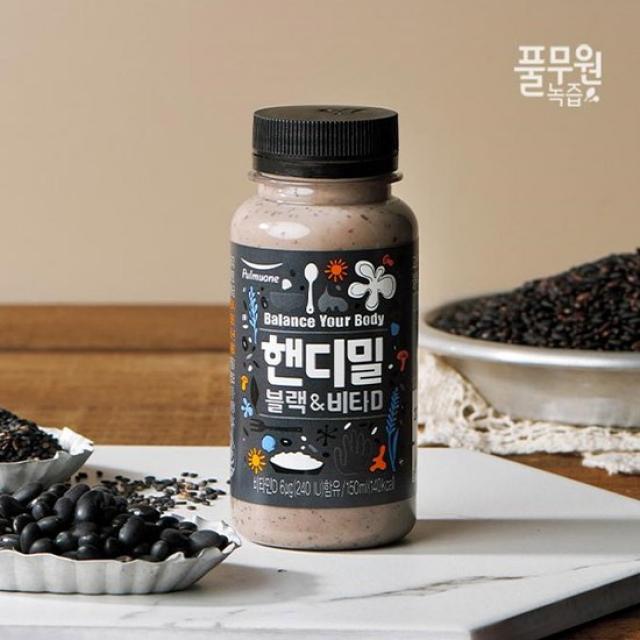 [정기배달]풀무원녹즙 핸디밀 블랙 비타D 150ml 총20회월-금4주, 없음, 상세설명 참조