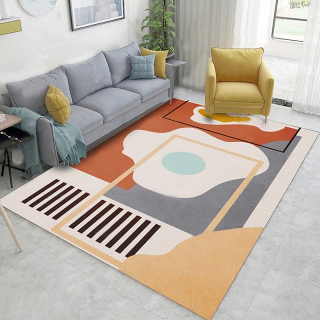 거실바닥매트 응접실이 있다 러그 노르딕 가볍게 사치한 티테이블 침실 서재 베란다 잔뜩 깔다 프린세스 무드 4725577653