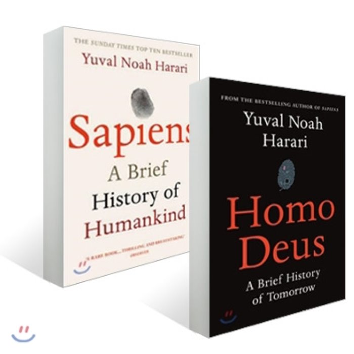 Sapiens + Homo Deus 세트 (사피엔스 + 호모 데우스 원서 세트) : A Brief History of Humankind / Tomorrow, Vintage Books