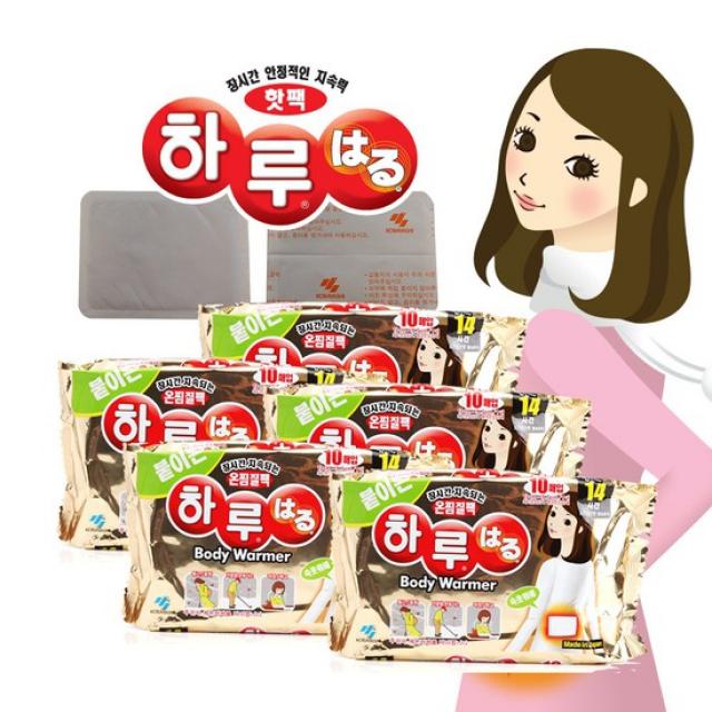 [하루핫팩] 붙이는 온찜질팩 하루핫팩 10P X 5세트, 없음