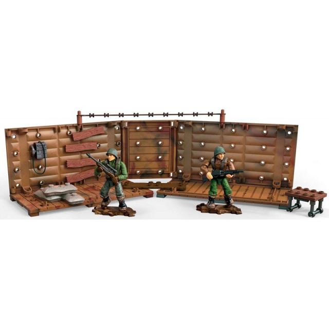 메가 Construx Call of Duty WWII 무기고 선적 돔 건물 세트