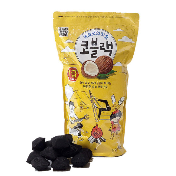 바베큐그릴 코코넛숯 3kg 캠핑 훈제 바베큐 바베큐그릴