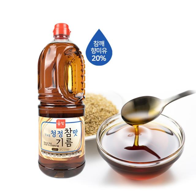 올바른빛깔 THE 청정 참 맛기름_1.8L