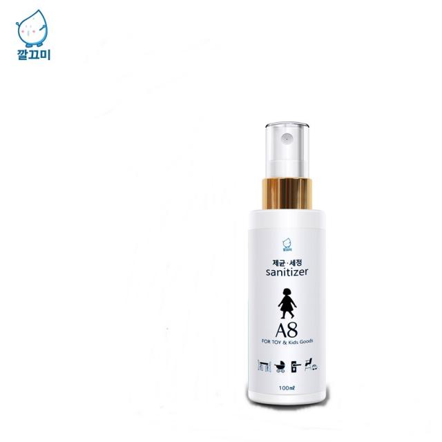 a8 어린이용품 세정제 일반 표면 물체 살균 소독 뿌리는 A8 100ml 살균제, 1병, 100ml