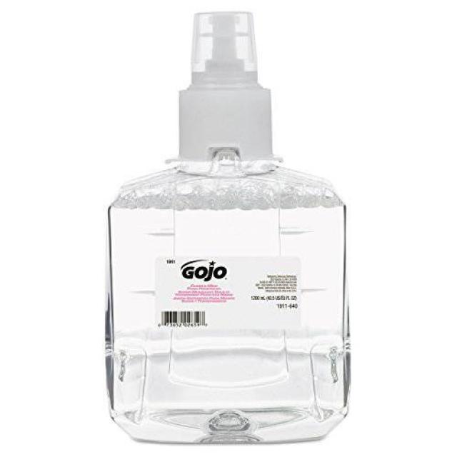 GOJO 1911-02 Clear and Mild Foam Handwash 1200 mL Refill for GOJO LTX-