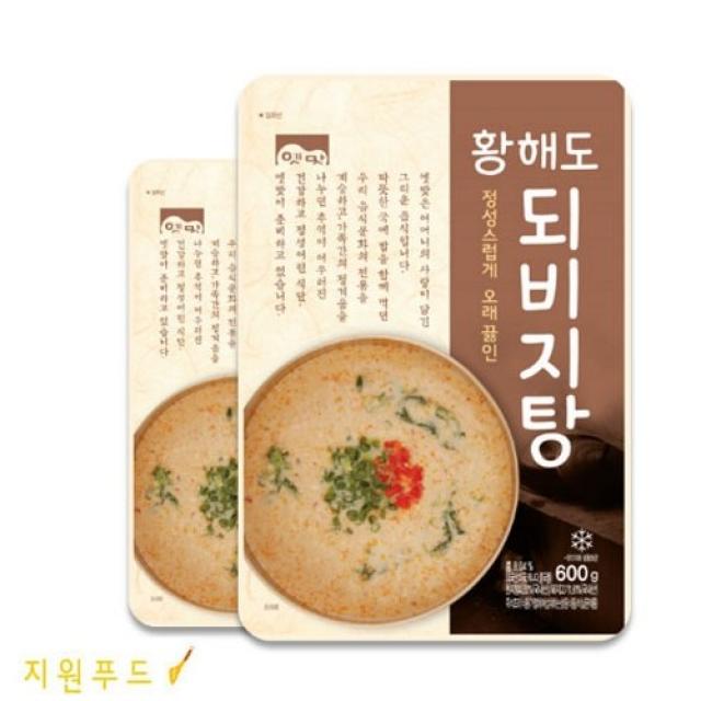 고향식품 황해도 되비지탕(콩비지탕) 600g 25개입/box