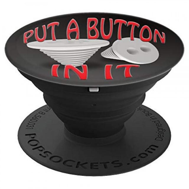 그것에 버튼을 넣어 재미 영안실 Embalming 선물 PopSockets 그립 및 전화 및 태블릿 스탠드 Funny Mortician Emba, 단일상품, 단일상품