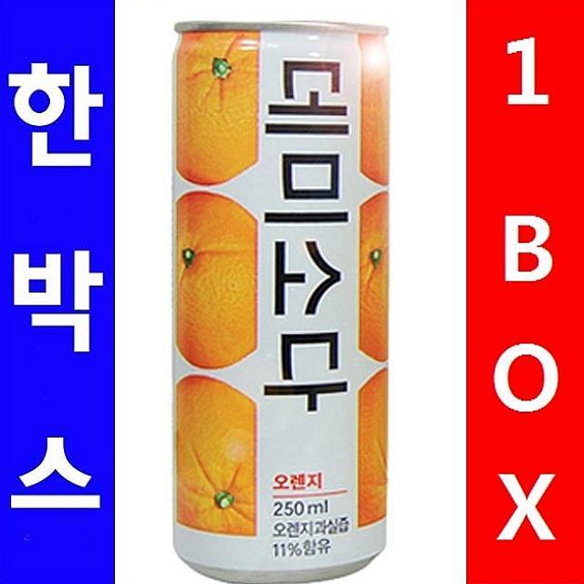 도매메이트 동아 데미소다 오렌지 250ml 1박스 30캔 탄산음료, 1