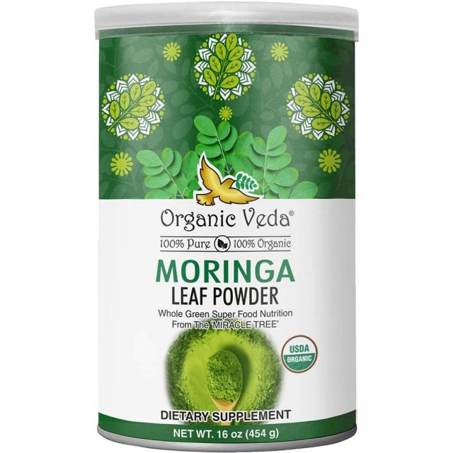 오가닉 베다 모링가 파우더 Organic Veda Moringa Powder 모린가 454g