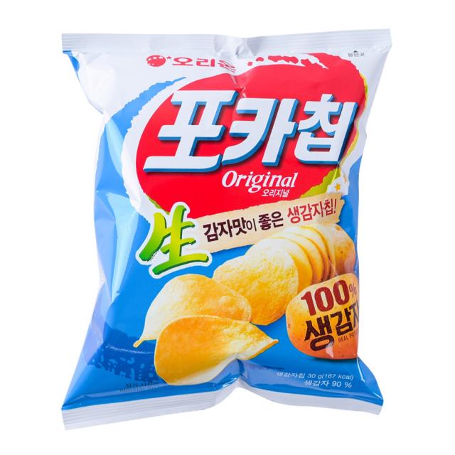 미니스낵 포카칩 오리지널 30g X 20 생감자칩 스낵, 단일상품