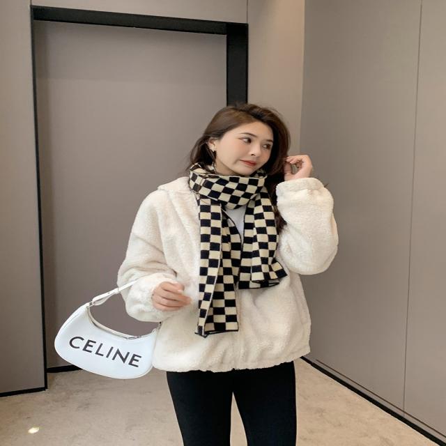 집업 티셔츠 K언니 손수 마음대로 데려가다 570 g 램스 울 털 부드럽다 보온 후드가디건 맨투맨 코트