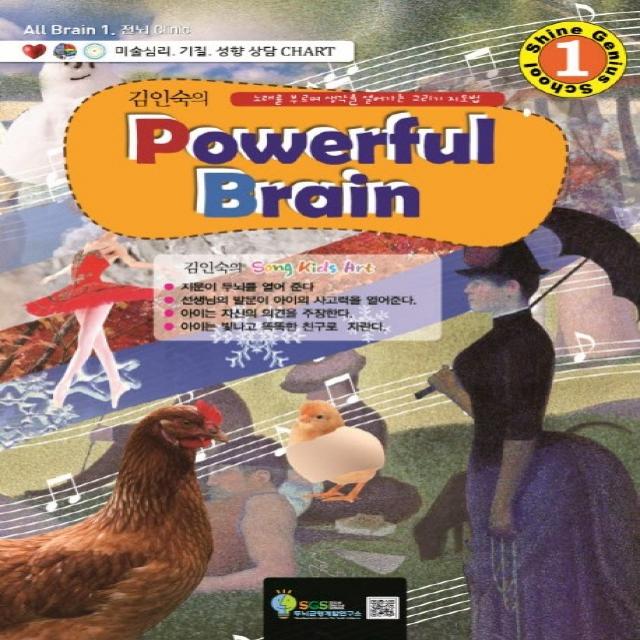 김인숙의 Powerful Brain. 1:노래를 부르며 생각을 열어가는 그리기 지도법, SGS두뇌균형개발연구소