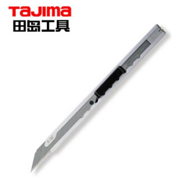 Tajima (TaJIma) 작은 9mm 폭 30 ° 예각 유틸리티 나이프 벽지 나이프 금속 나이프 홀더 스프링 잠금 장, 단일상품