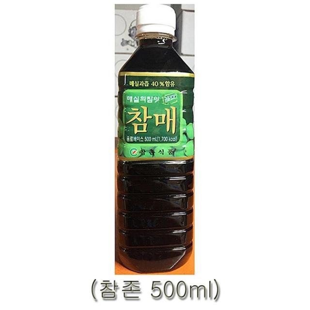 참존 매실농축액 500ml 과일음료 감탄감탄 과일음료 누구나좋아하는 달콤시원 맛좋은 사계절상큼한 상큼함 V본상품선택v