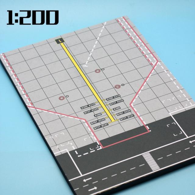 항공기모형 1대200 활주로 항공기 계류장 모형 2장 세트 프라모델