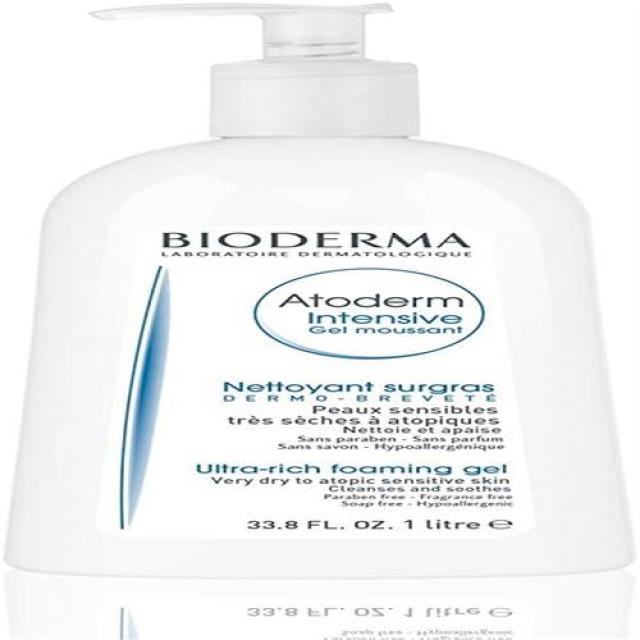 Bioderma Atoderm 에 민감한 피부를 매우 건조하게하는 집중적 인 매우 풍부한 거품 젤, 단일상품