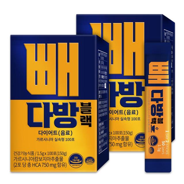 순수식품 빼다방 블랙, 1.5g, 200개