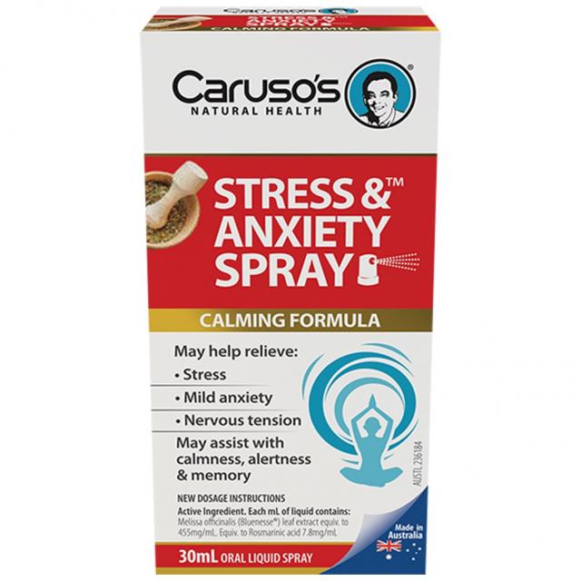 Carusos Natural Health Stress and Anxiety Spray 30ml, 30ml, 1개