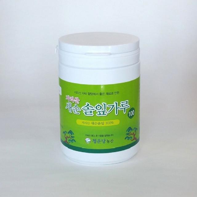 청운당농산 지리산 새순 솔잎가루 솔잎 분말, 1통, 250g