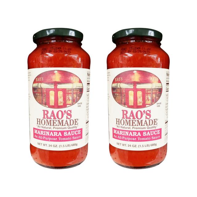 Rao's 라오 홈메이드 마리나라 다용도 토마토 소스 Homemade Marinara all-purpose tomato sauce 680g, 2개