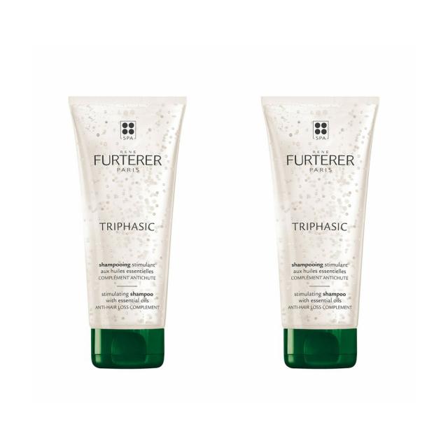 Rene Furterer TRIPHASIC Stimulating Shampoo 6.7oz 르네휘테르 트리파직 스티뮬레이팅 샴푸 200ml 2팩