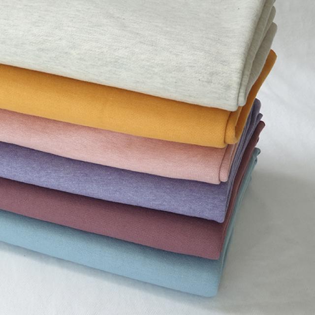 [멸치쇼핑][원단대통령]3단 쭈리원단(기모안감)/원단/대량가능/옷 제작/천/티셔츠원단/다이마루, 6025(적벽돌)