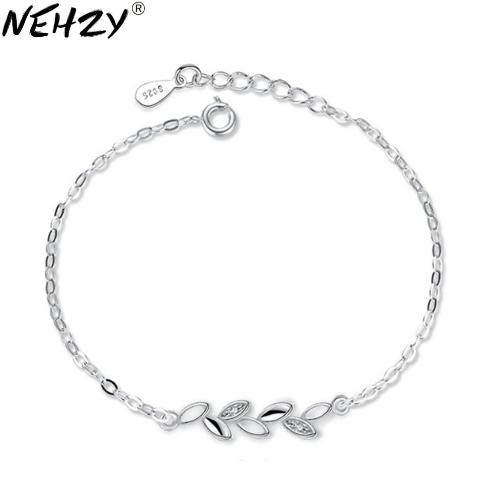 NEHZY 패션 행운을 동반 실버 쥬얼리 팔찌 숙녀 간단한 보석 애호가 액세서리 달콤한 로맨틱 17 + 3CM|bracelet fashion|fashion braceletjew
