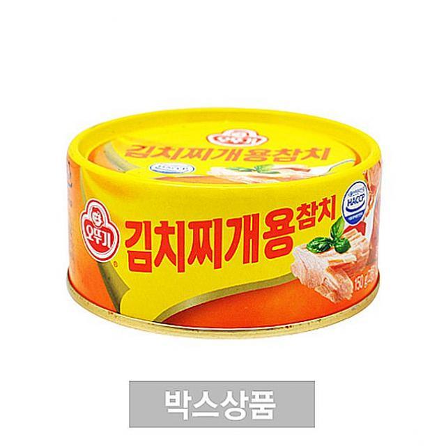 코코 통조림 오뚜기 김치찌개용 참치 150g X 36EA 고추 야채 가미참치통조림, 1