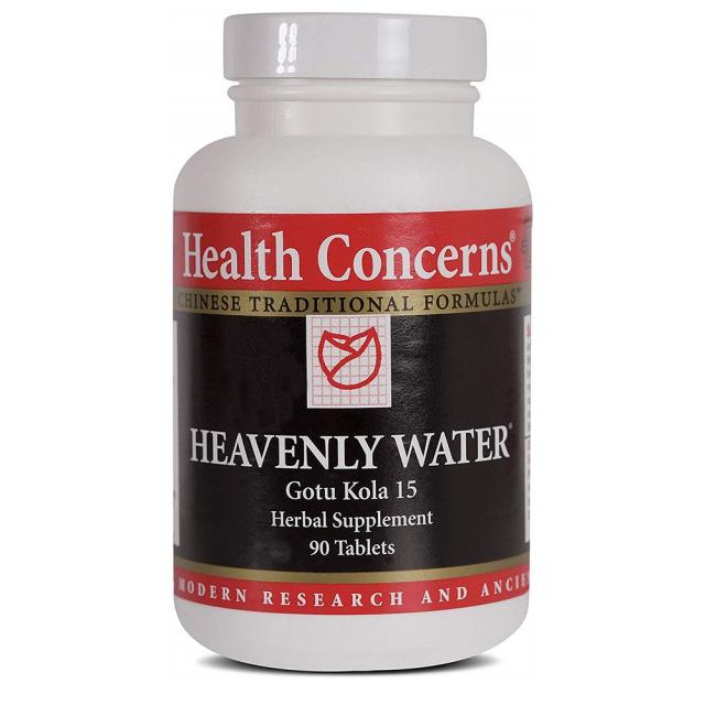 Health Concerns Heavenly Water - Gotu Kola Chinese Herbal Supplement 해븐리워터 중국약초보충제 90정, 1set, 1set