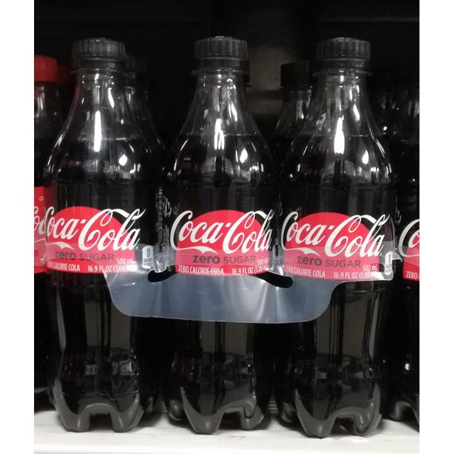 Coca-cola zero sugar calorie 코카콜라 제로 슈가 칼로리 16.9oz(500ml) 6개입 2팩, 1세트