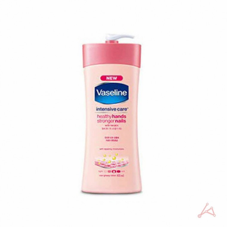 바세린 인텐시브 케어 헬씨 핸드 앤 스트롱거 네일 로션, 450ml, 1개