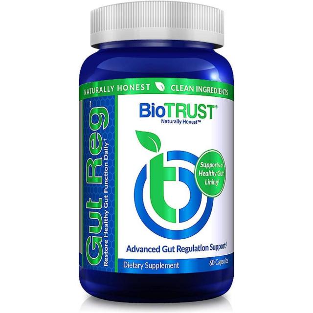 미국직구 BioTRICT Gut Reg는 한하고 펩진GI L-글루타민 생강추출물 비GMO 글루텐 프리(60캡슐) 간혹 GI, 수량, 상세참조
