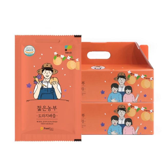 푸릇담 젊은농부 도라지배즙, 100ml, 90포