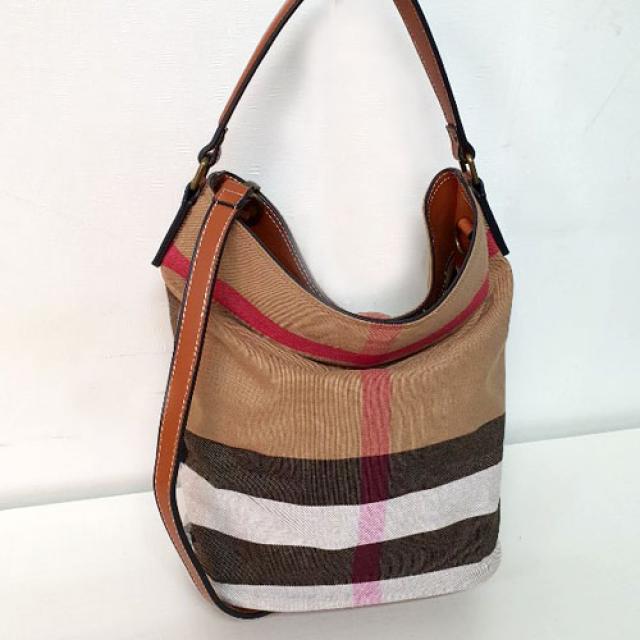 파리앤유 라엔 빅 체크백(소가죽 콤비)