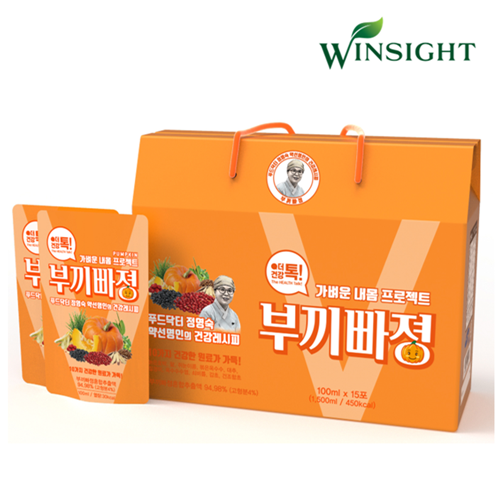 [윈사이트 더건강톡] 부끼빠졍 100ml x 15포 푸드닥터 정영숙 약선명인 호박팥차