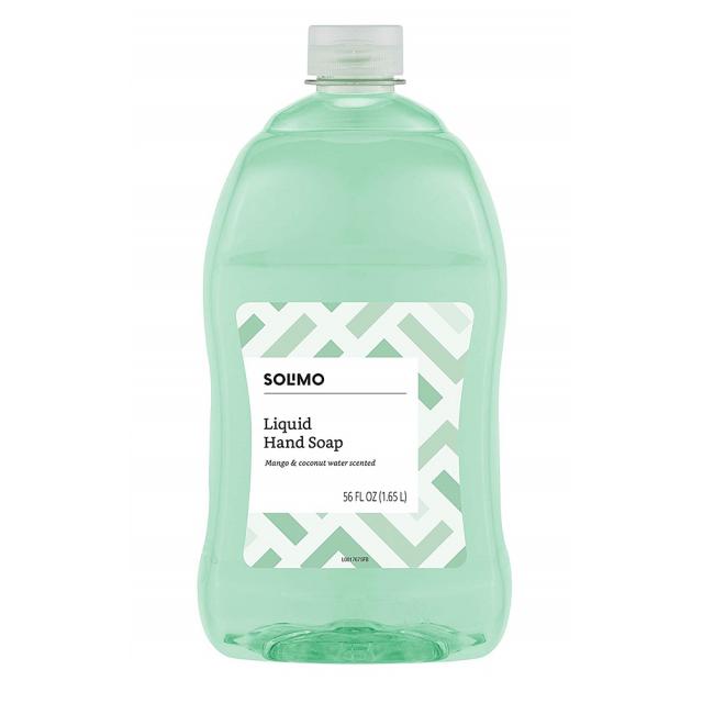 Solimo 솔리모 Liquid Hand Soap Refill 망고 앤 코코넛 핸드소프 리필 56 fl.oz(1656ml), 1세트