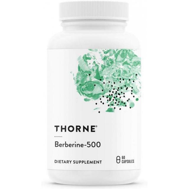 Thorne Research-Berberine-500-혈당 대사를 지원하는 식물성 화합물-60 캡슐, 1