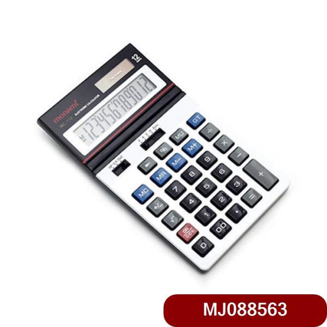 [2개묶음 할인]모나미 계산기 MC-112 카시오계산기 일반형계산기 JWO-178251 미니계산기