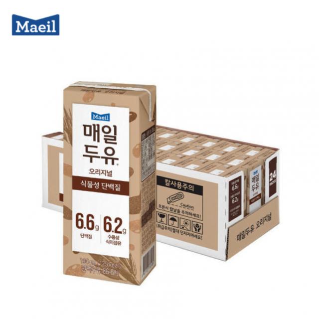 매일두유 오리지널 190mlx72팩/식물성단백질/무료배송, 72팩, 190ml