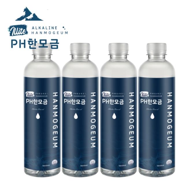 일라이트 PH한모금 10배 알칼리수 규소수 미네랄워터, 500mlx100병