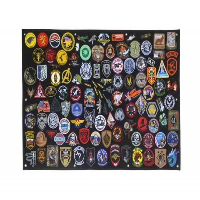 삼색 매직 스티커 장 마크를 달았다 수납 전시함 포스터 완장 정리 천 벽걸이 배경천 걸이 패브릭