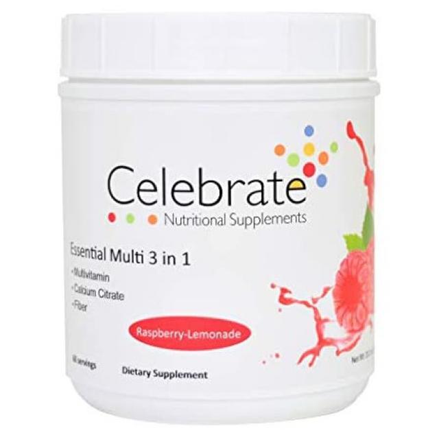 Celebrate Bariatric Supplements ens를 기념하다 multi 3 in 1 음료에 멀티비타민 칼슘과 섬유질 혼합 -, 상세 설명 참조0, 상세 설명 참조0