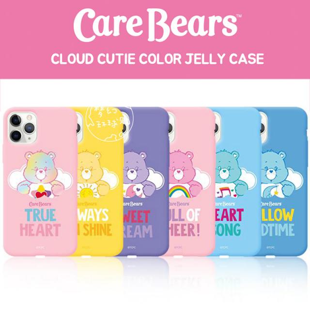 팜플렉스 CAREBEARS 사랑하트 곰 적용 사과폰 IPHONE 11PROMAX 액상실리콘 접착제 핸드폰 유터케이스 XS